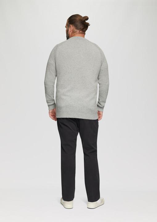 Produktbild S.Oliver Strickpullover Crew-Neck-Pullover mit Farbeffekt (3XL)