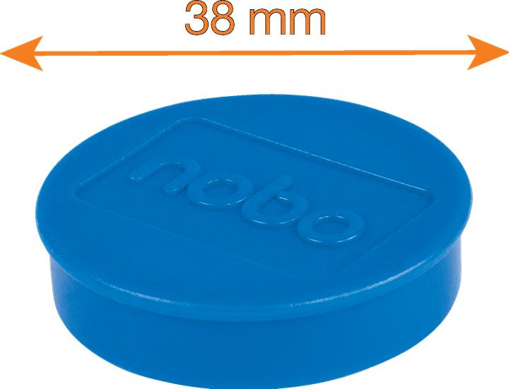 Actual product image Nobo Holding magnet Ø 3.8 cm 4 pieces, Red (4 x)