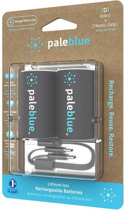 Produktbild Pale Blue Battery D USB-C (2 Stk., D, 5000 mAh)