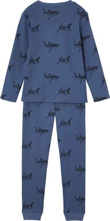 Image du produit Vertbaudet 2er-Pack Jungen Schlafanzüge mit Haien (110)