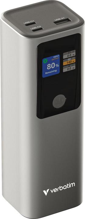 Verbatim CnGo Power Bank 27000mAh 183W (27000 mAh, 183 W, 99.90 Wh)