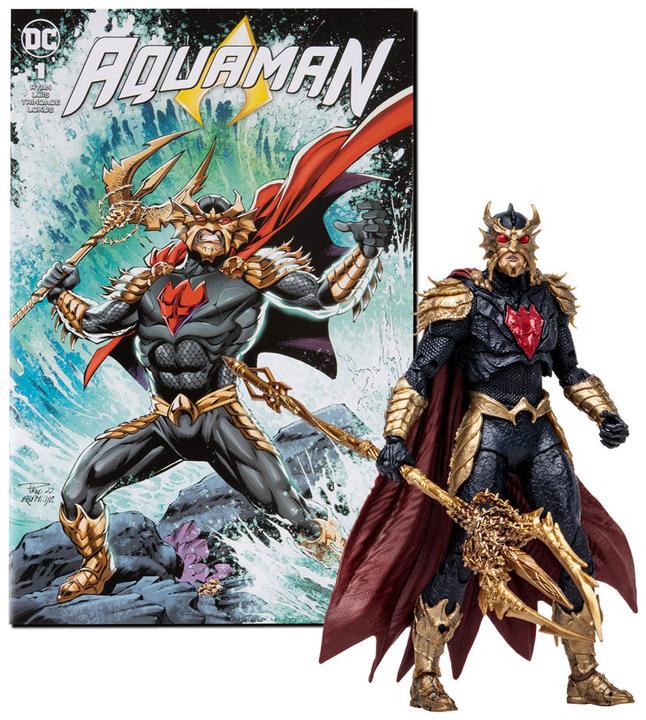 Immagine prodotto McFarlane Figurina DC Direct Page Punchers e fumetto Ocean Master (Aquaman) 18 cm