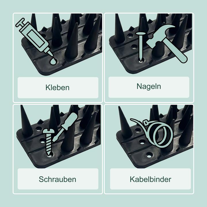 Produktbild Relaxdays 20x Vogelabwehr-Spikes