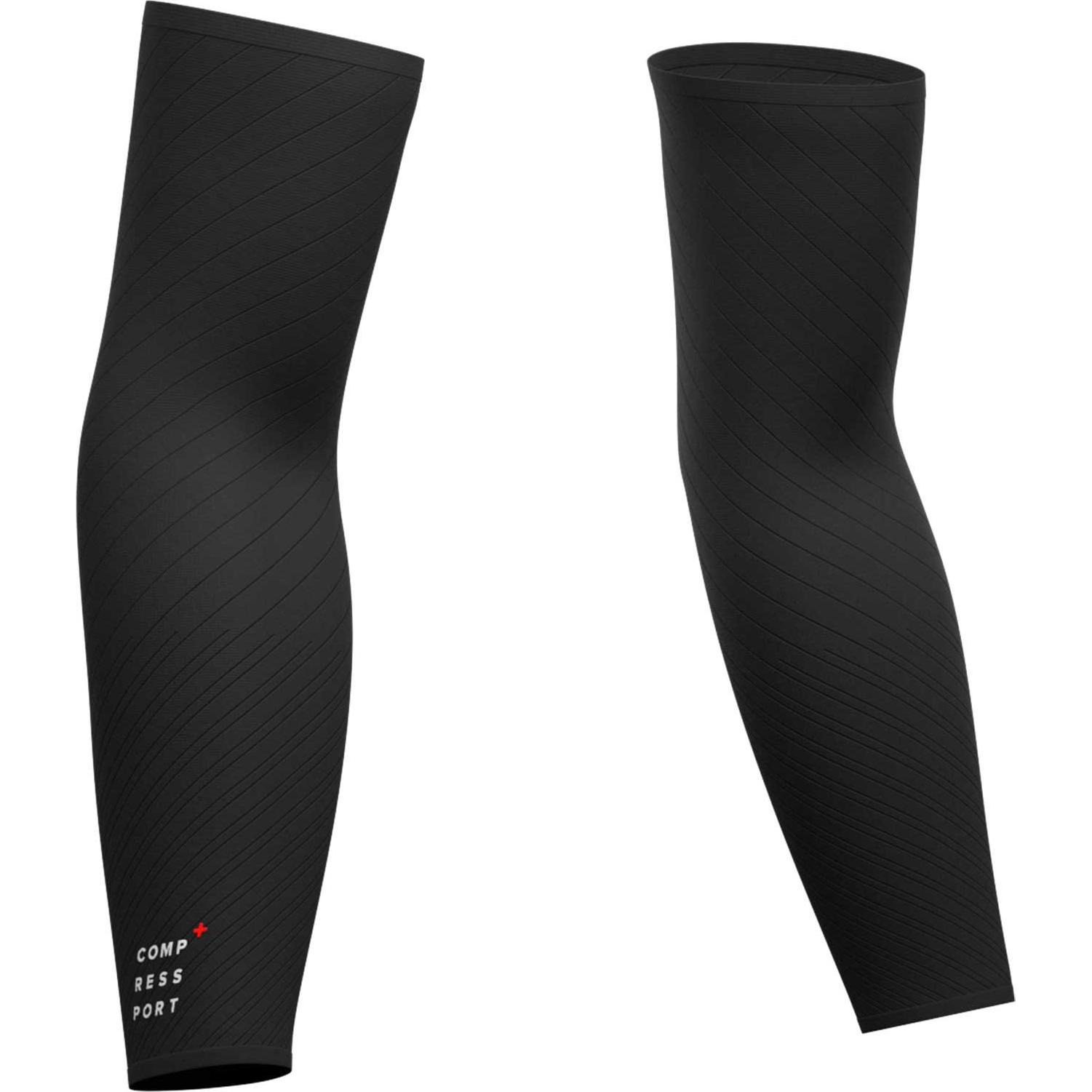 Compressport, Damen, Ärmling + Beinling, Under Control Armsleeves (28, 29, 30, 31), Schwarz, 28, 31, 29, 30