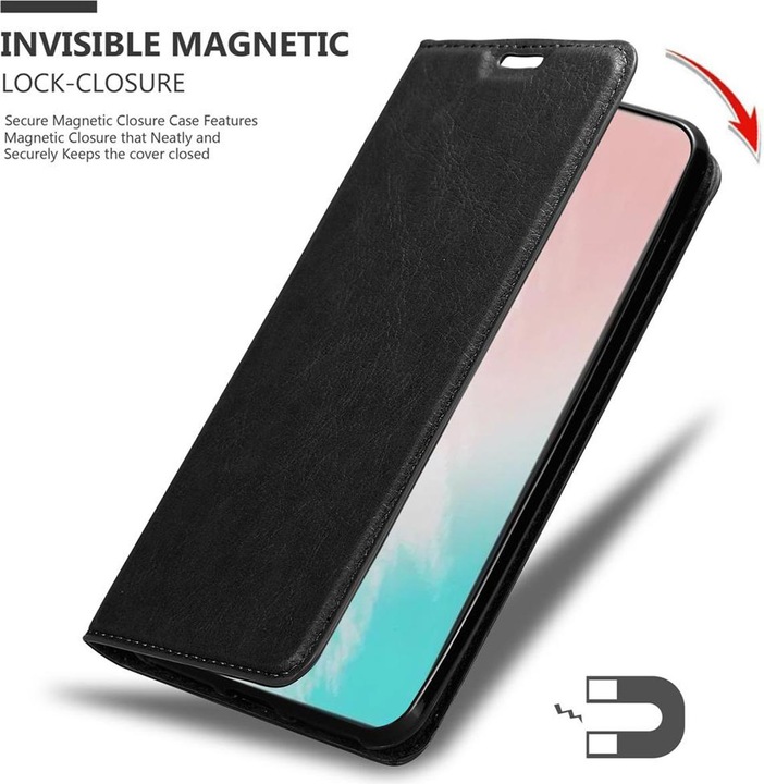 Actual product image Cadorabo Book Invisible Magnet Cover (Samsung Galaxy Note 20+)