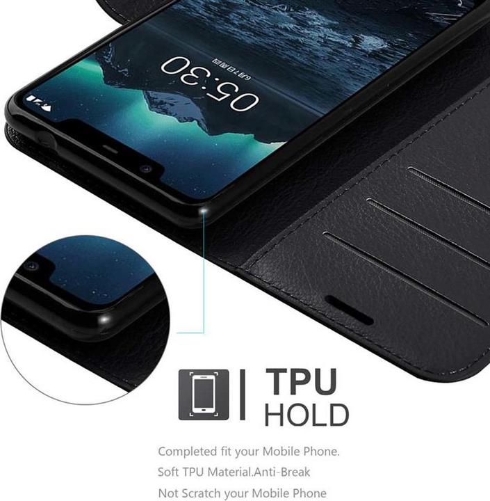 Actual product image Cadorabo Book with stand function cover (Nokia 5.1)