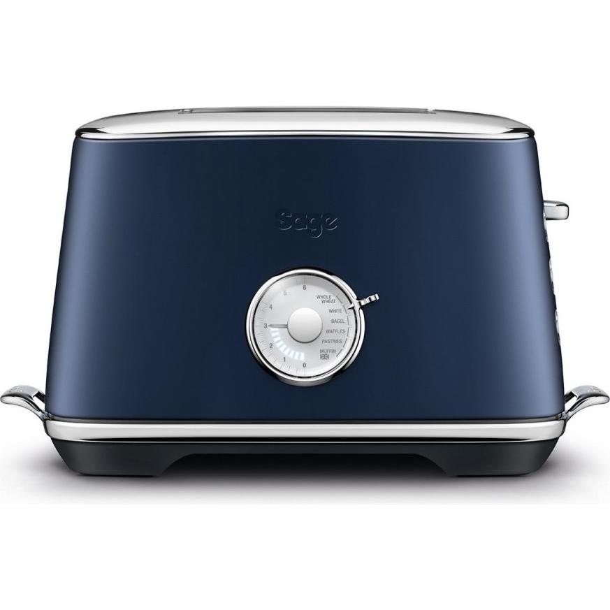 Sage The Luxe Toast Select, Toaster, Blau, Silber