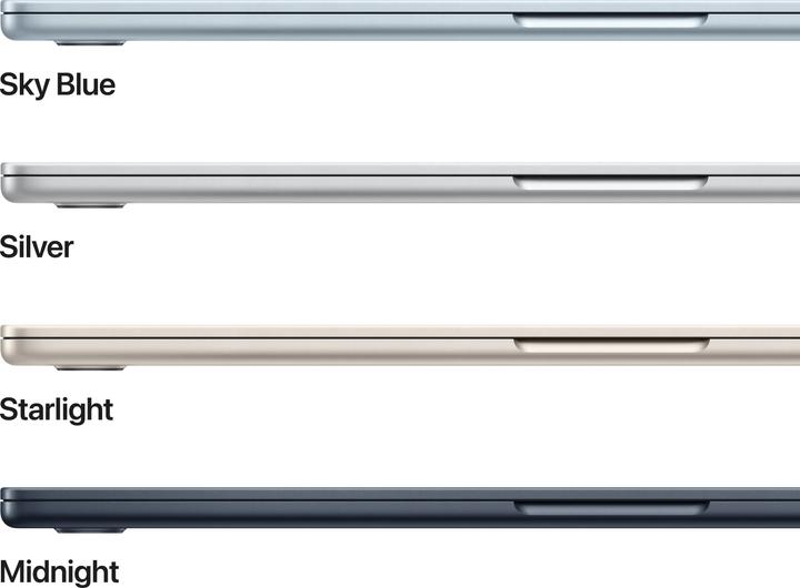 Productafbeelding Apple MacBook Air – 2025 (15.30", M4, 24 GB, 1000 GB, NL)