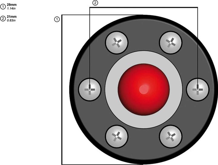 Produktbild Emcotec sps tankverschlussschaltgeber blaue led