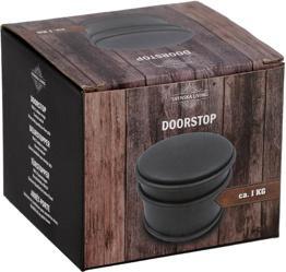 Produktbild Svenska Living Türstopper Ø9x7,5cm matt schwarz