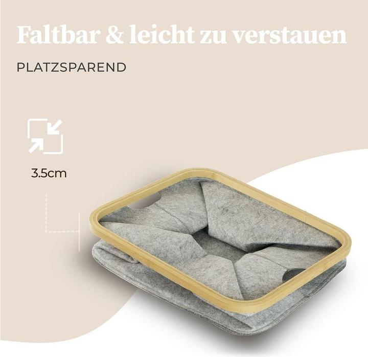 Immagine prodotto Hennez Aufbewahrungskorb Adrian Grau, 40 l (1x, 41 x 31 x 31 cm)