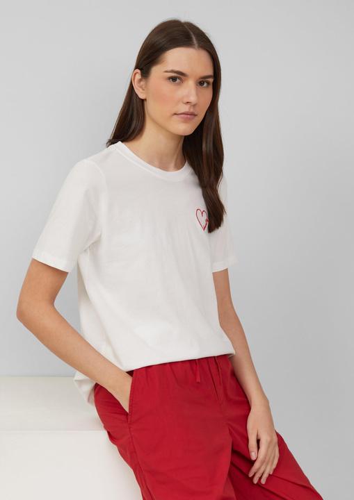 Produktbild S.Oliver T-Shirt Jerseyshirt aus Baumwolle mit Stickerei (34)