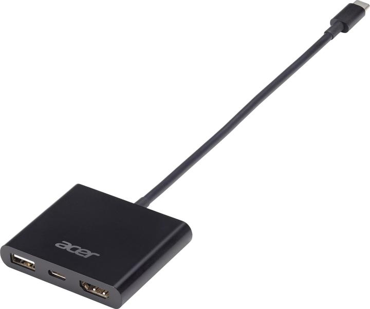Image du produit Acer Dongle 3 en 1 USB Type C vers PD HDMI USB(A) noir (USB-C, HDMI, USB)