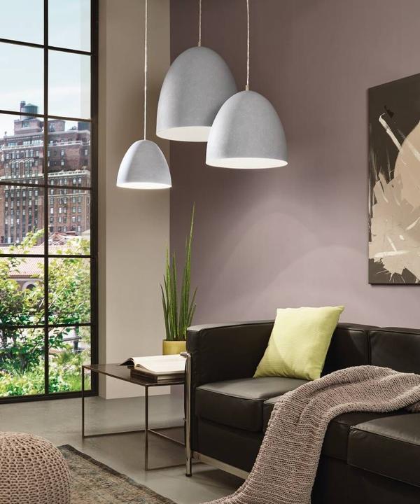 Actual product image EGLO 62081 SARABIA PRO E27 Pendant light Ø160mm White