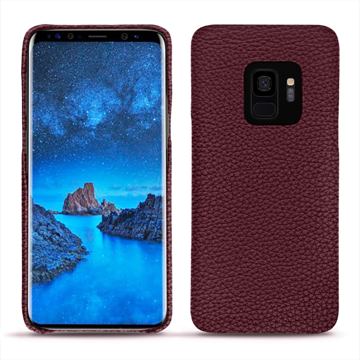 Thumbnail - Noreve Lederschutzhülle (Samsung Galaxy S9), Smartphone Hülle, Violett