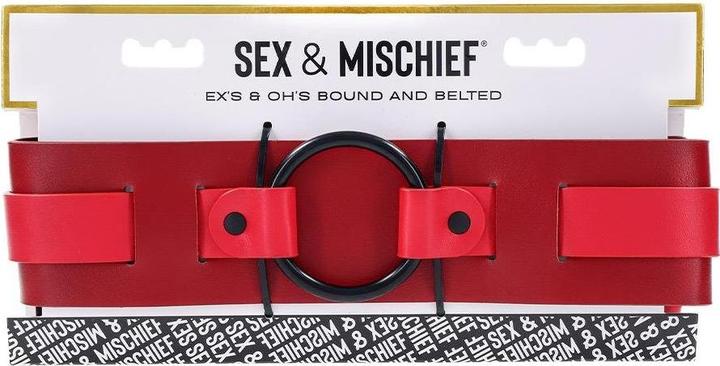 Actual product image Sportsheets ex's and oh's bound and belted