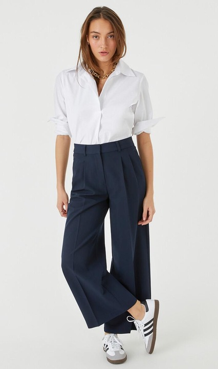Actual product image La Redoute Collections Weite Bundfaltenhose (42)