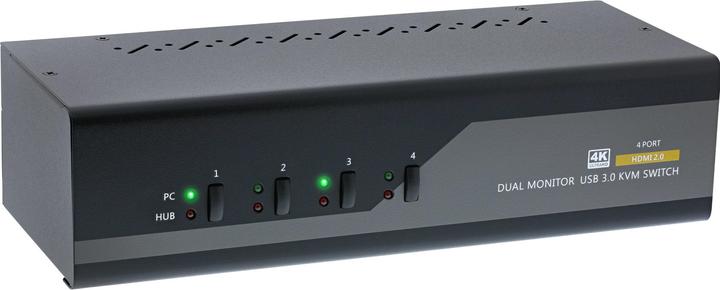 Actual product image InLine KVM Desktop Switch