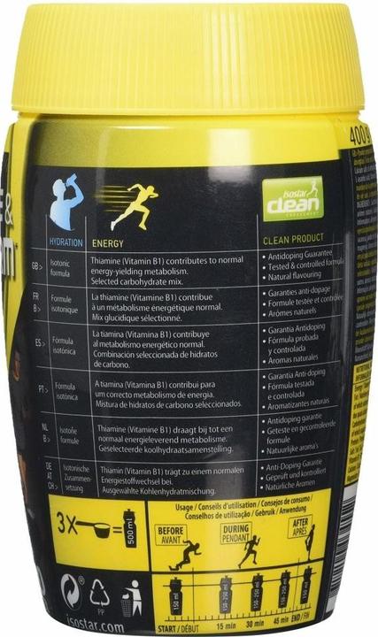 Actual product image Isostar Hydrate and Perform (Lemon, 1 x)