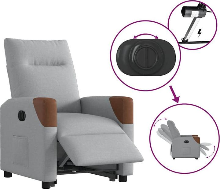 Actual product image vidaXL Relaxsessel mit Aufstehhilfe