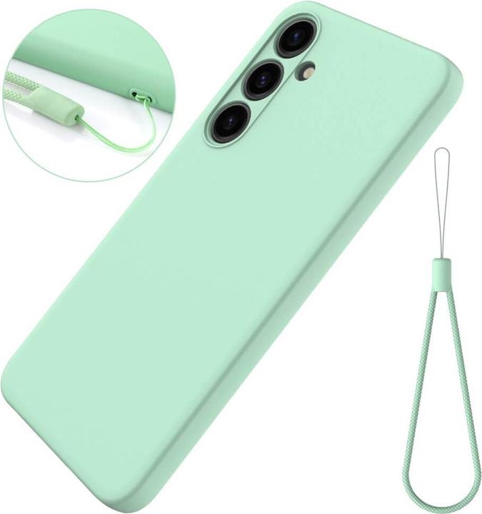 Actual product image Cover-Discount Silicone rubber cover black (Samsung Galaxy S24)