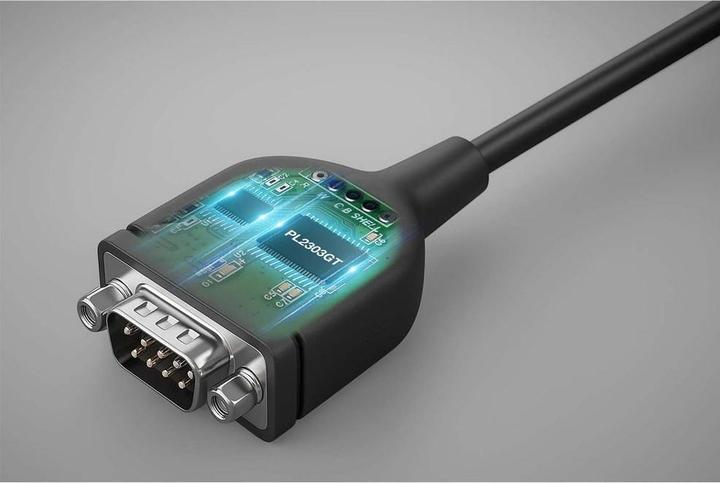 Produktbild Manhattan USB-C auf Seriell DB9 / RS232 Adapterkabel, 1 m (1 m)