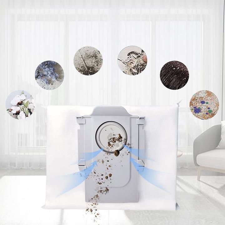 Produktbild Werkstein Staubbeutel 8er Set Roborock Staubsauger Ersatz (8x)