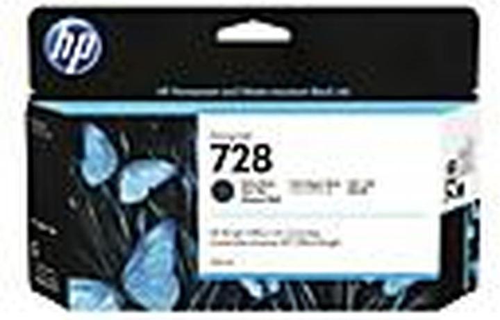 Actual product image HP 728 Matte DesignJet Ink Cartridge (MBK)