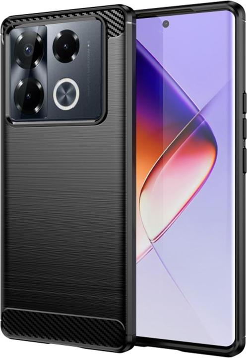 Image du produit Techsuit - Carbon Silicone - Infinix Note 40 Pro+ - Black (Infinix Hot 40i)
