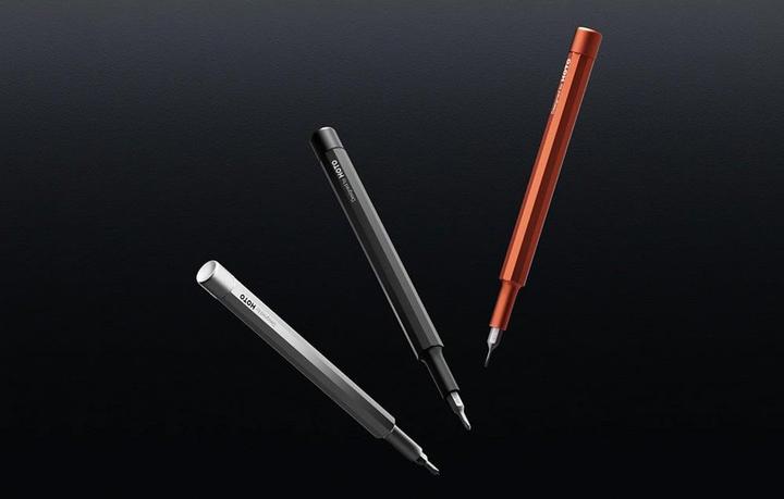 Produktbild Hoto Pocket precision screwdriver and fountain pen 5-in-1 QWLSD013 (red)