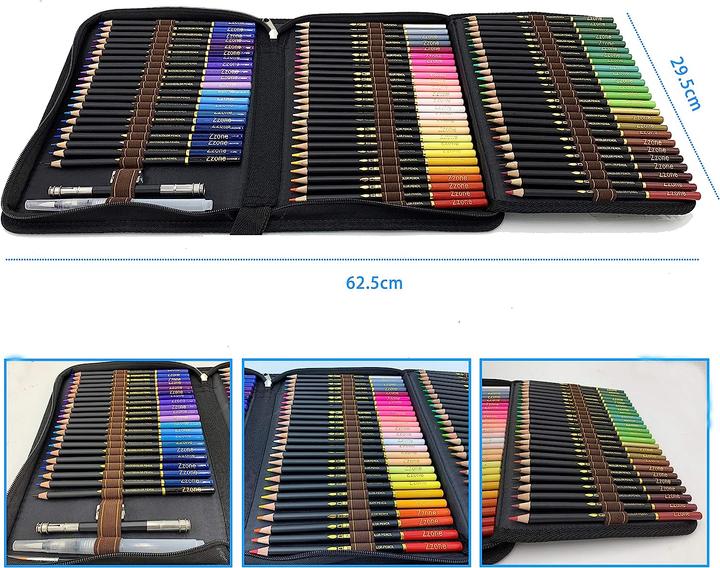 Actual product image tvfly Watercolour Pencils Set (Multicoloured, 72 x)