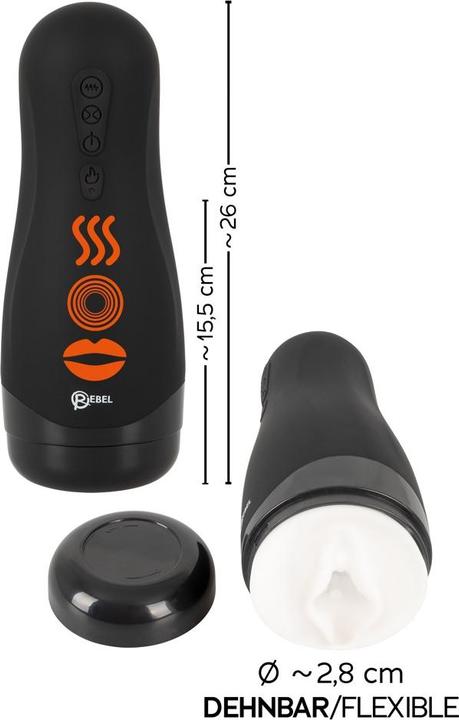 Actual product image Rebel Masturbator with 3 funct