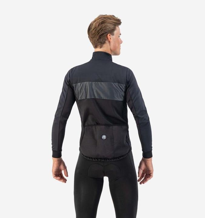 Produktbild Rogelli Attq Fietsjack Winter - Heren - Zwart, Grijs - Maat S (S)