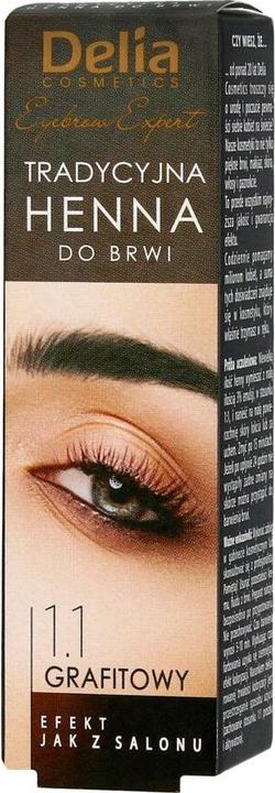 Delia Cosmetics Delia - Henna for eyebrows 1.1 Graphite 2g