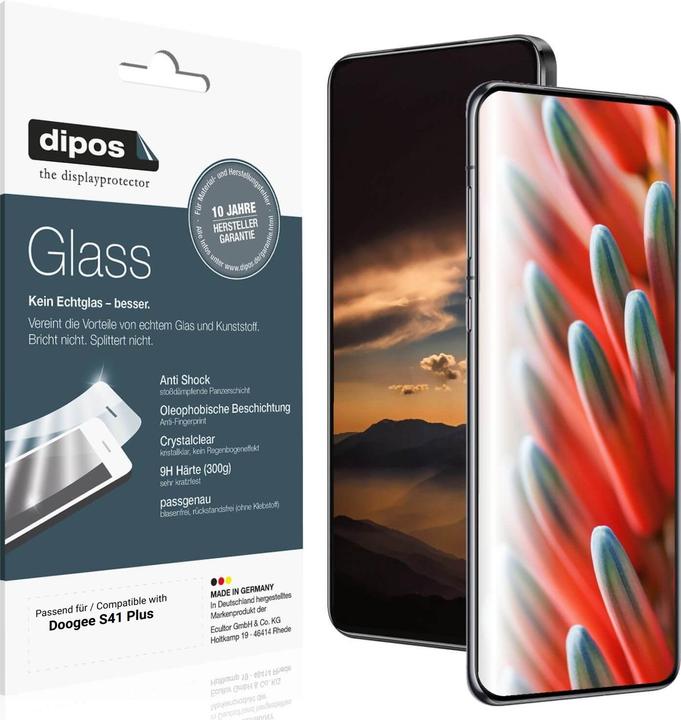 Actual product image Dipos Anti-Shock Screen Protector Clear (1 pcs., Doogee S41 Pro)