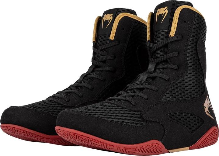 Actual product image Venum Boxing shoes Boxing boots / Contender / Black-Gold-Red / EU 45