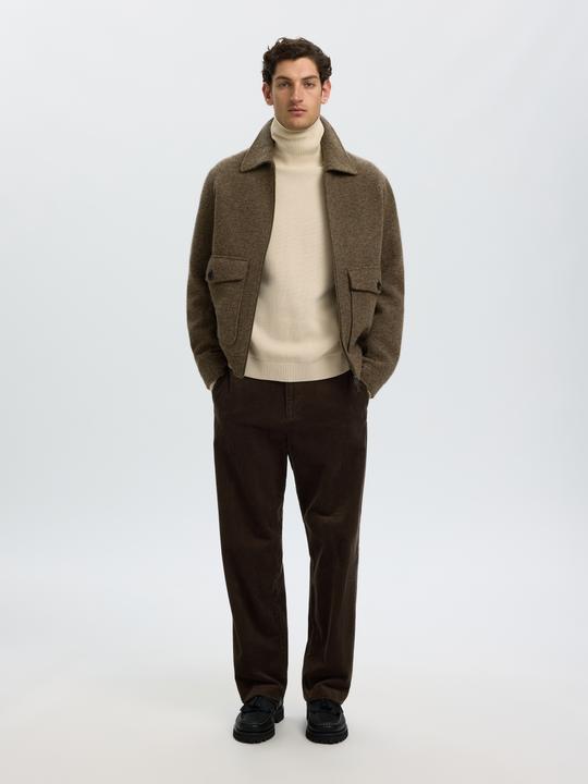 Actual product image Selected Slhdane Ls Knit Structure Roll Neck Noos (XL)