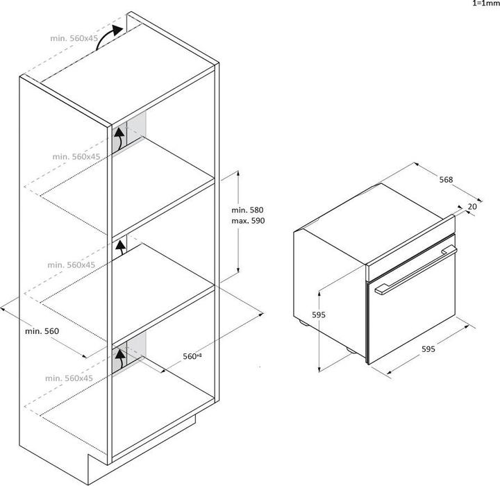 Actual product image Candy CA6 NP5B3HTB