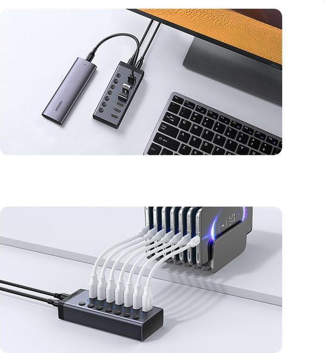 Image du produit Ugreen multifunction HUB 7in1 (USB-C, 8 Ports)