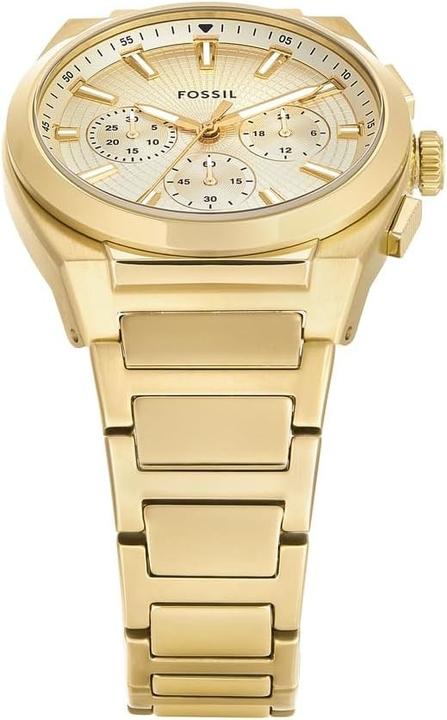 Image du produit Fossil EVERETT Heren Horloge 44 mm - Goudkleurig (Chronographe, 44 mm)
