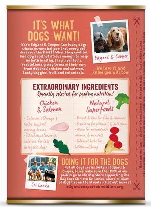 Immagine prodotto Edgard & Cooper Senior con pollo e salmone (Senior, 6 pz., 2400 g)