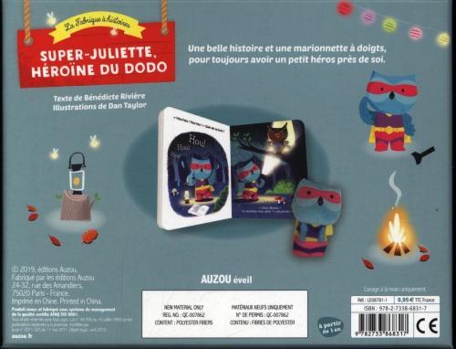 Actual product image Auzou France Super-Juliette : héroïne du dodo (French, Rivière Bénédicte, Taylor Dan, 2019)