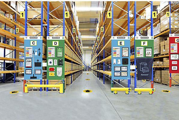 Immagine prodotto kaiserkraft Cartella informativa sugli scaffali Etichettatura individuale