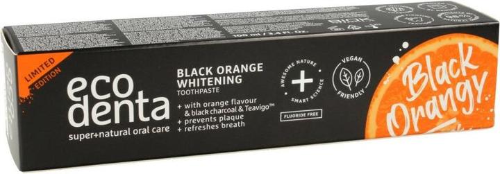 Produktbild Ecodenta Toothpaste Black Orange Whitening Zubni Pasta Pro Dokonale Bile Zuby S Pomerancovou Prichuti (100 ml)