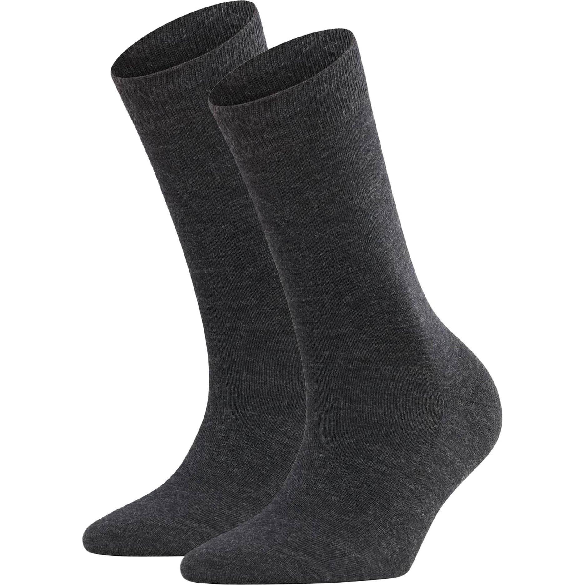 Falke, Damen, Socken, Softmerino SO, Grau, (2er Pack, 37 - 38)
