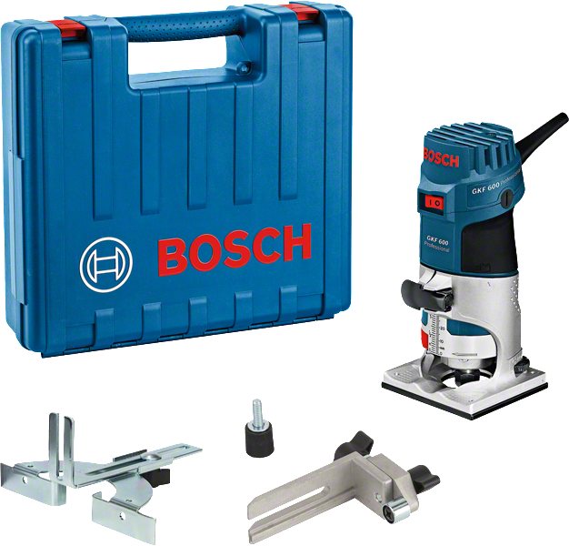 Actual product image Bosch Professional Edge router GKF 600, with carrying case