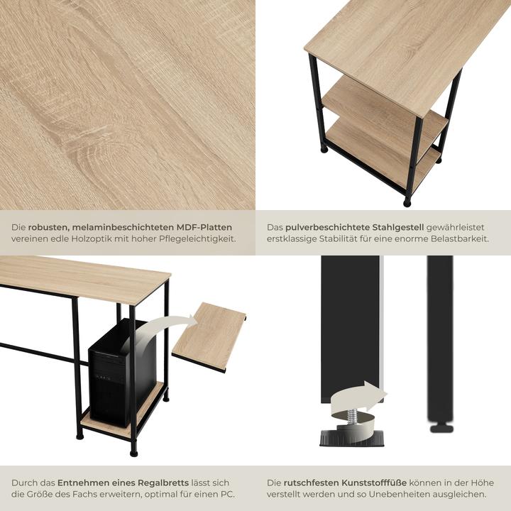 Actual product image tectake Stoke (137 x 137 x 75 cm)