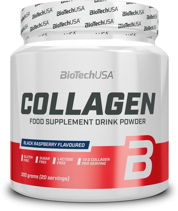 Produktbild Biotech USA BioTech Collagen 300g Black Raspberry (1 Stück, Pulver, 300 g)