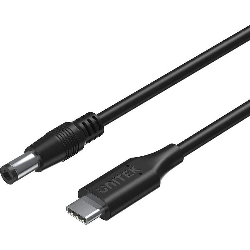 Unitek KABEL ZASILAJĄCY DO LAPTOPA 65W USB-C - DC5 5MM 1 8M (1.80 m), USB Kabel