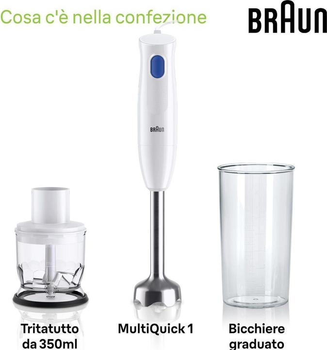 Immagine prodotto Braun BRA MQ10.201.M Frullatore a mano c/bl